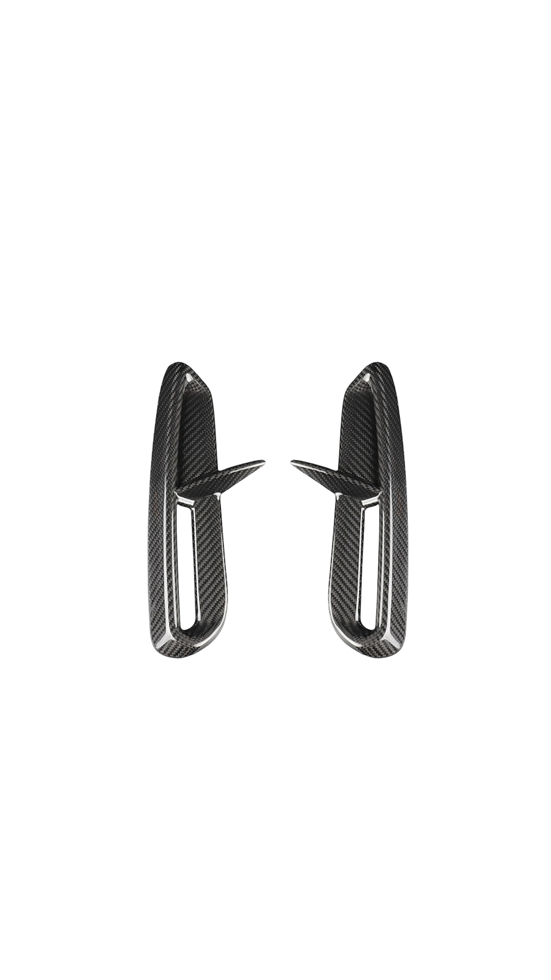 Carbon Rear Bumper Canards Civic FL5 Type R 22+