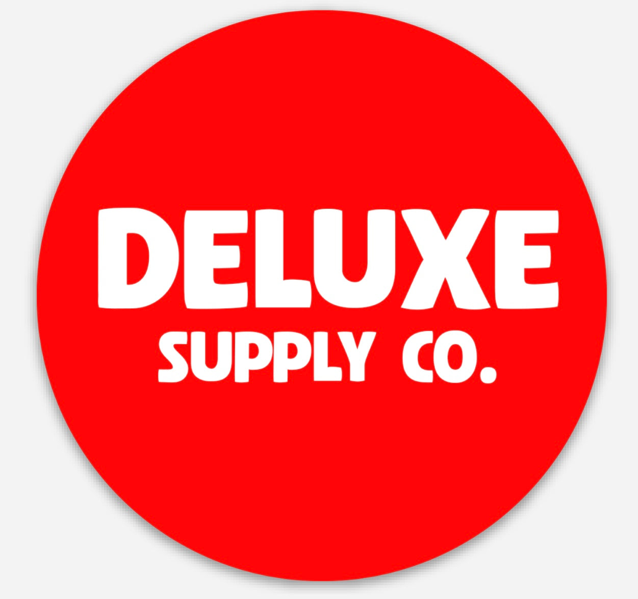 Deluxe Supply Co. Round Sticker