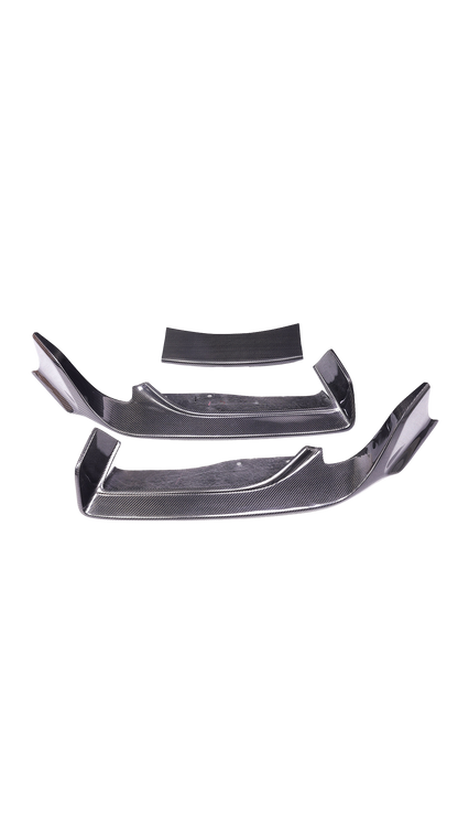 AD Style 3-Piece Carbon Fiber Front Lip Set Toyota Supra A90 (2019+)