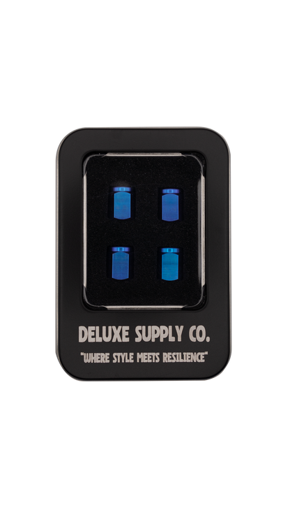 Deluxe Blurple Titanium Valve Stem Caps