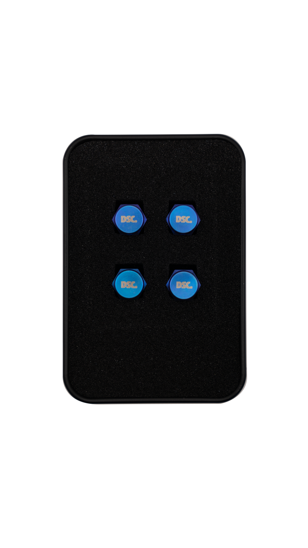 Deluxe Blurple Titanium Valve Stem Caps