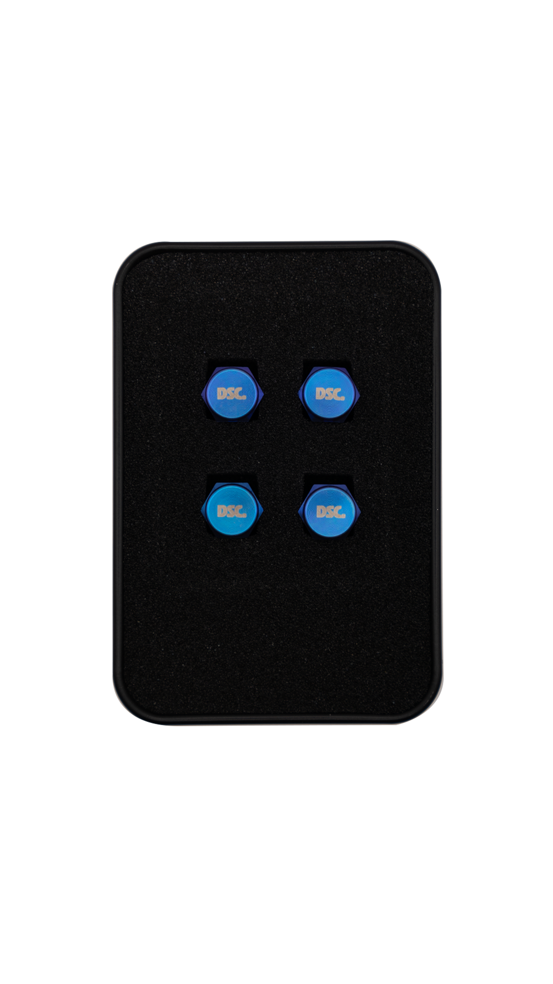 Deluxe Blurple Titanium Valve Stem Caps