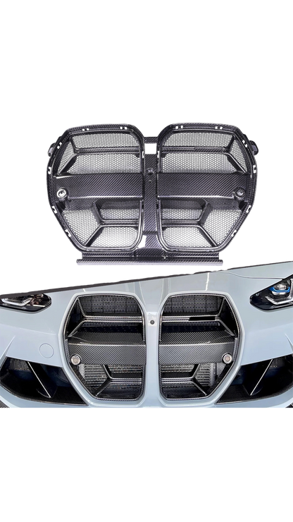 CSL Style Pre-Preg Carbon Fiber Grille Replacement - G80 M3 / G82 M4