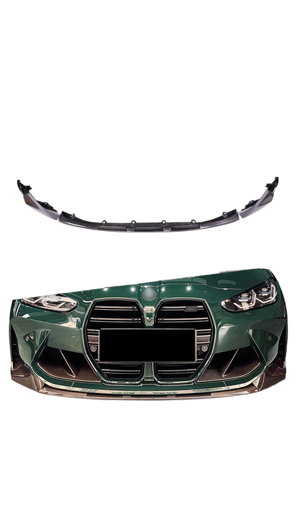 CSL Style Dry Carbon Fiber Front Lip (3 PC) - G80 M3 / G82 M4