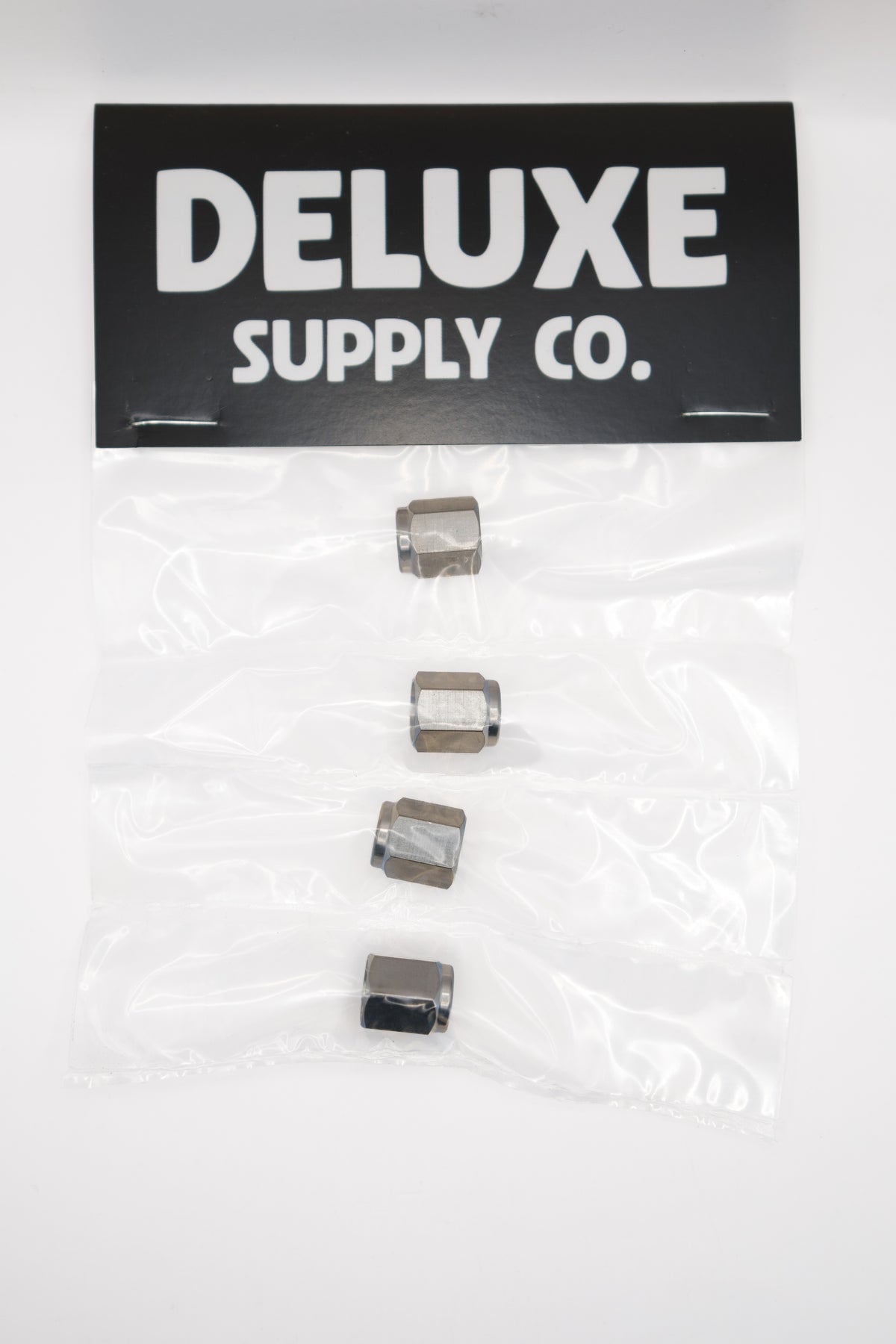 Raw Titanium Valve Stem Caps