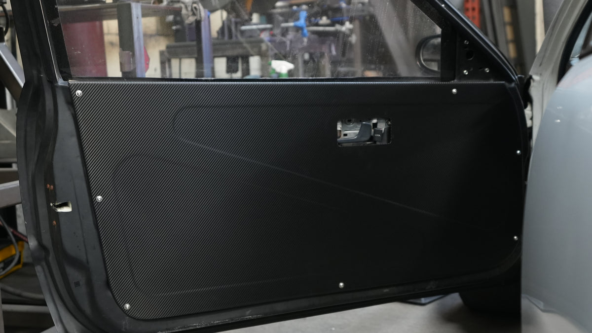Carbon Fiber Vinyl Wrap For Whitfield Door Panel