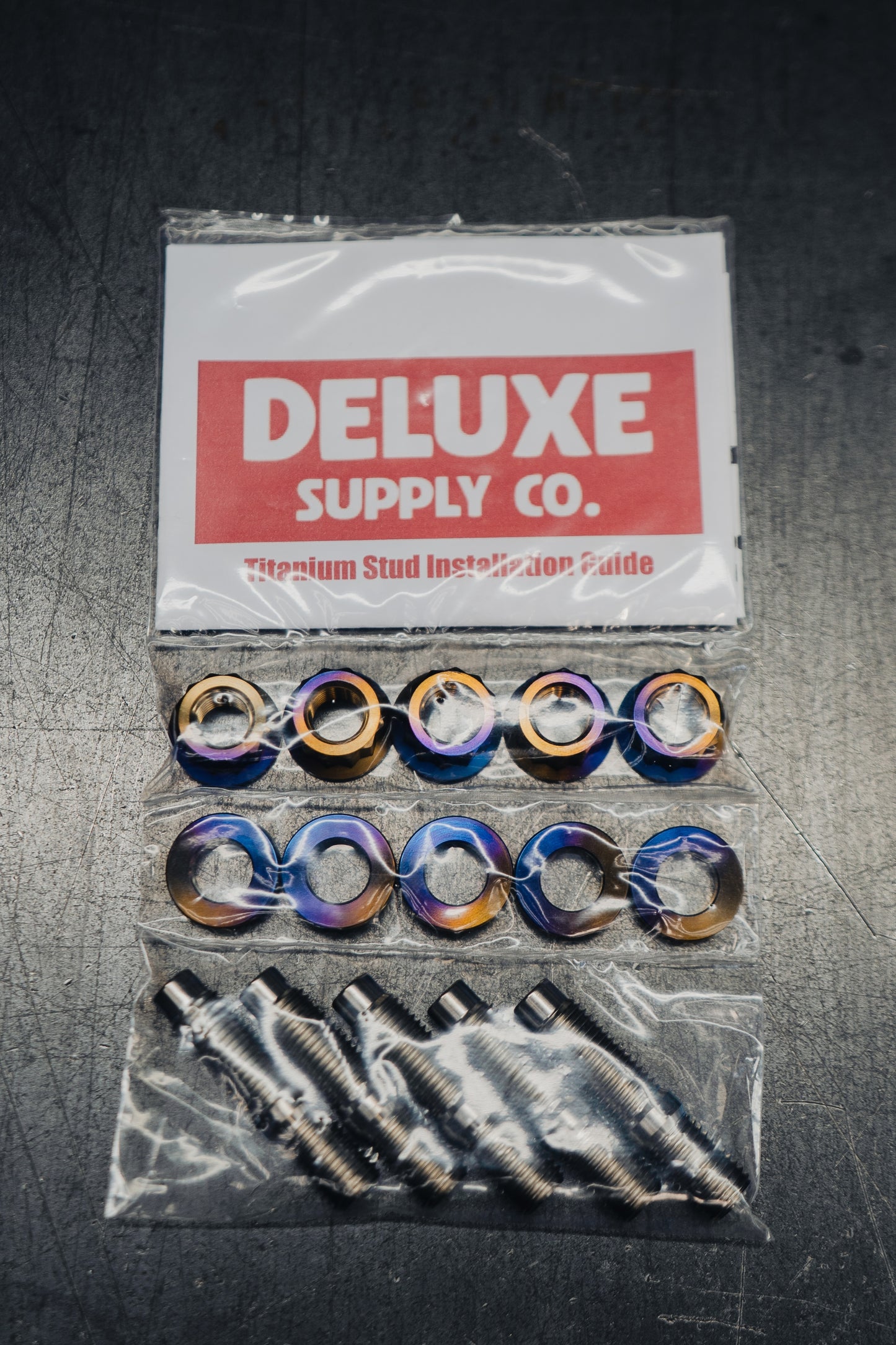 Deluxe K-Series Titanium Exhaust Studs