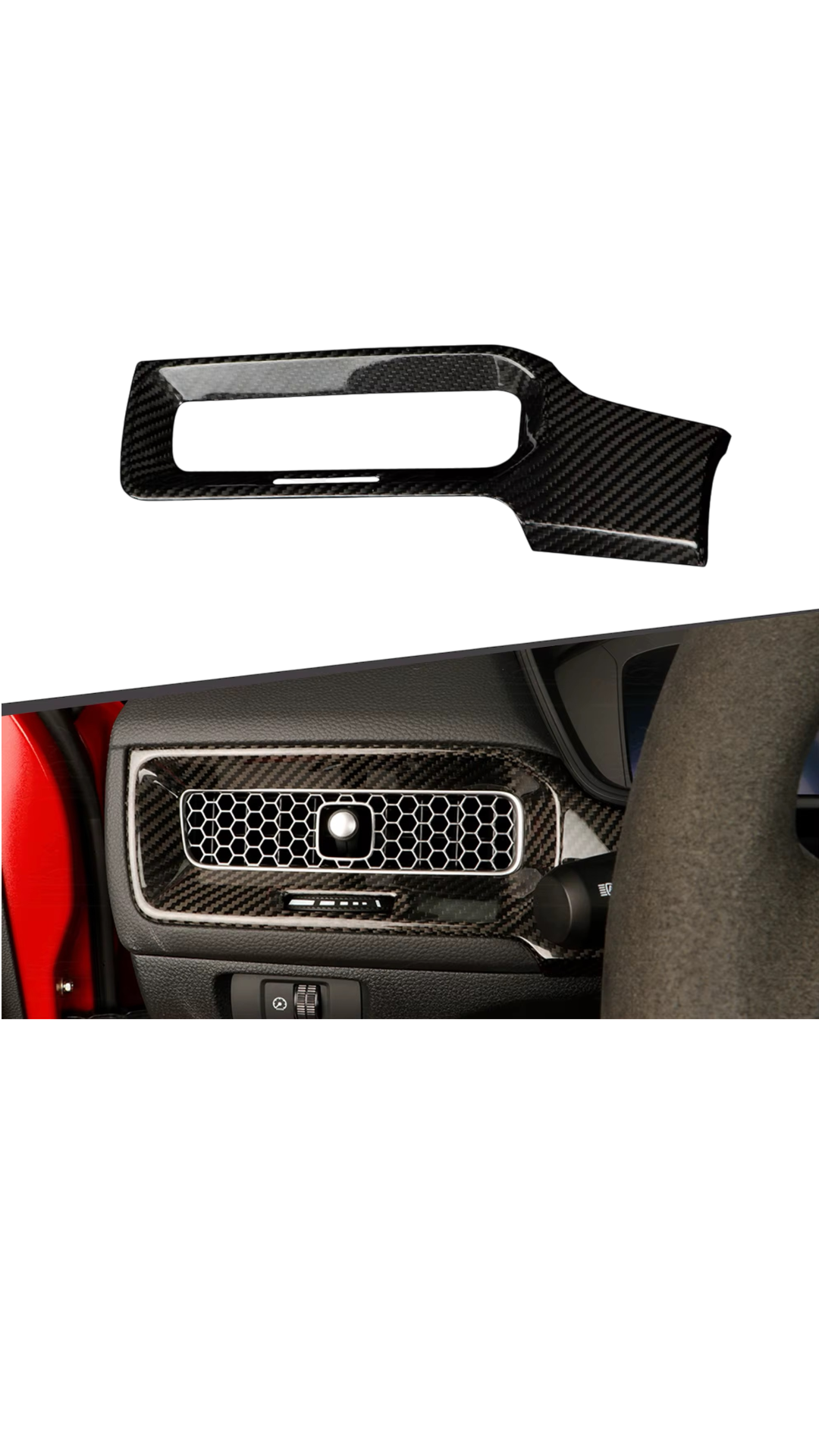 Carbon Driver Side Air Vent Civic FL5 Type R 22+