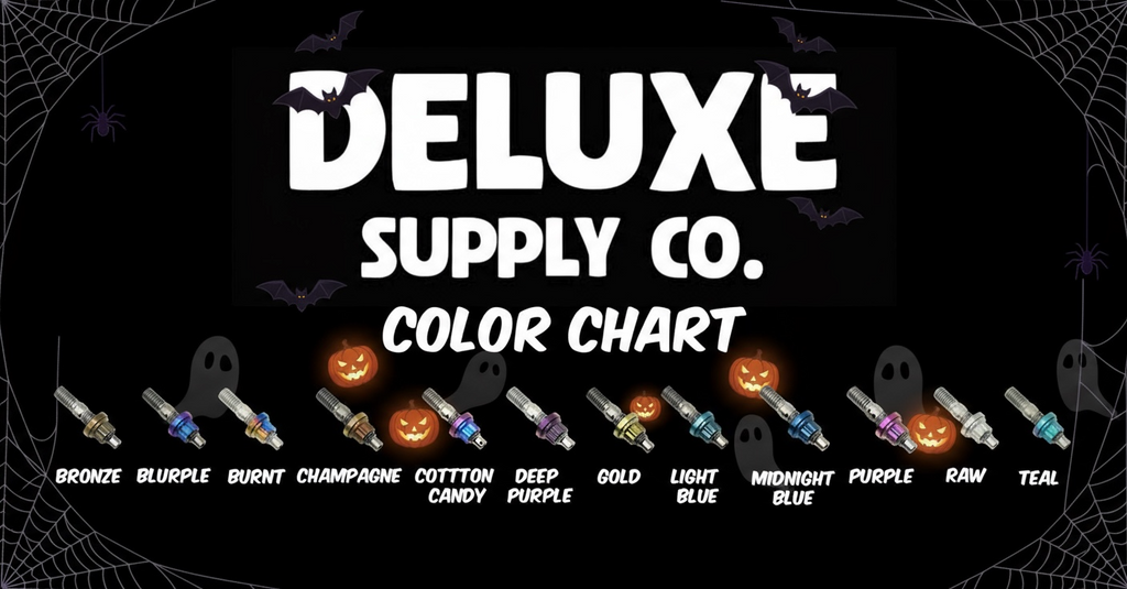 Deluxe Blurple Titanium Valve Stem Caps