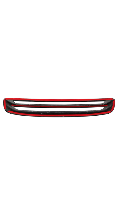 Carbon Front Hood Air Intake Grille Add On Civic FL5 Type R 22+