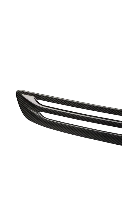 Carbon Front Hood Air Intake Grille Add On Civic FL5 Type R 22+