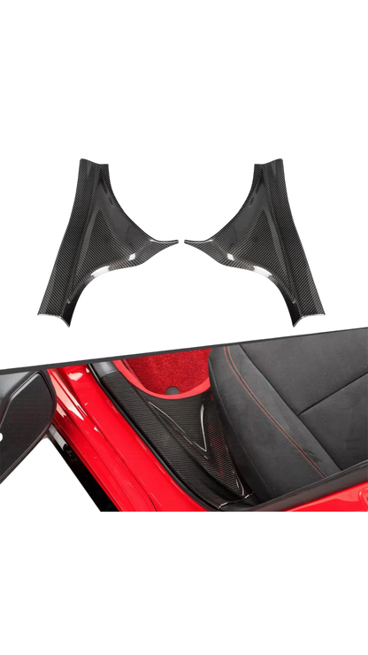 Carbon Rear Door Sill Trim Civic FL5 Type R 22+