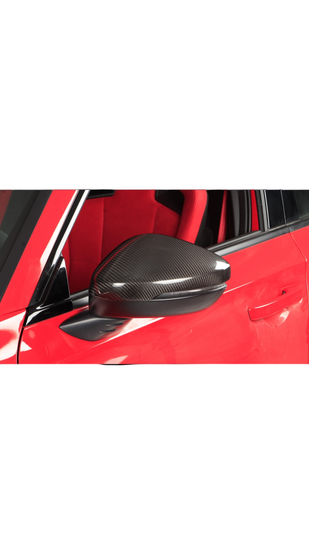 Carbon Mirror Add On Cover w/ Light Civic FL5 Type R 22+