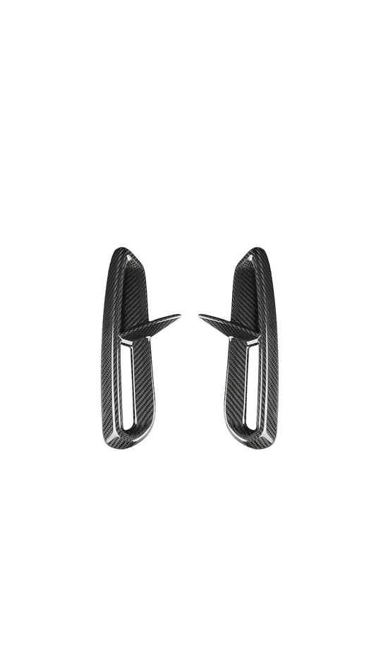 Carbon Rear Bumper Canards Civic FL5 Type R 22+