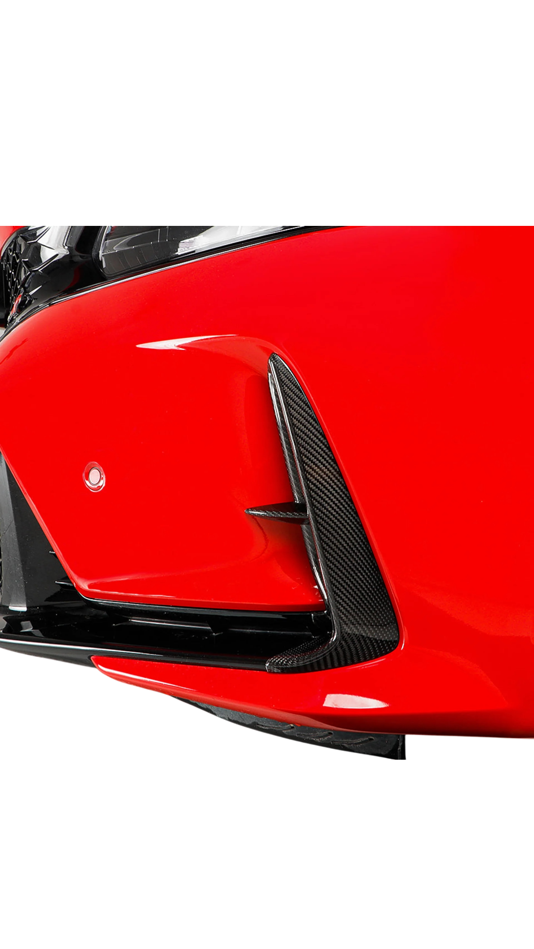 Carbon Front Bumper Canards Civic FL5 Type R 22+