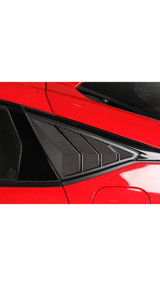Carbon Rear Window Vent Civic FL5 Type R 22+