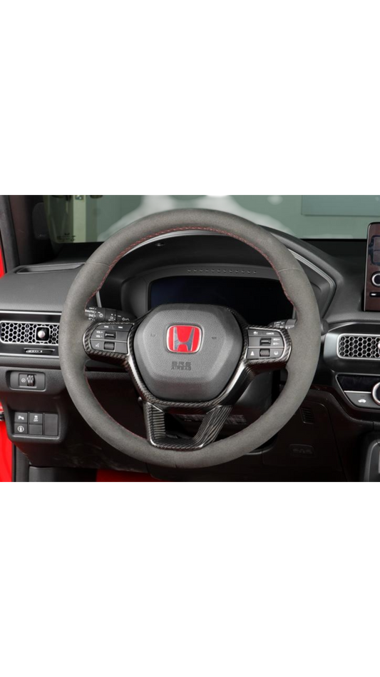 Carbon Steering Wheel Trim Civic FL5 Type R 22+