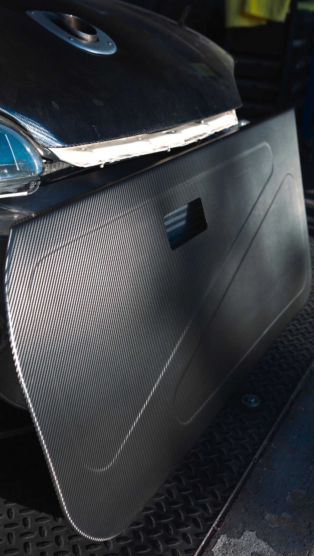 Carbon Fiber Vinyl Wrap For Whitfield Door Panel