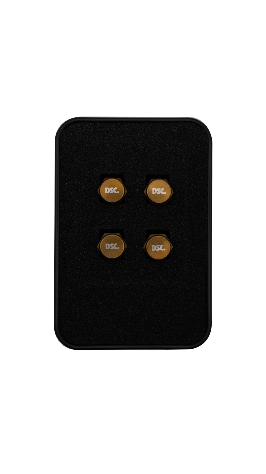 Deluxe Bronze Titanium Valve Stem Caps