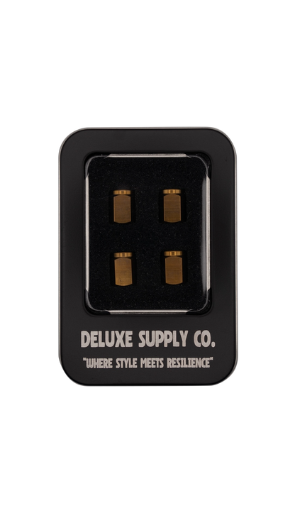 Deluxe Bronze Titanium Valve Stem Caps