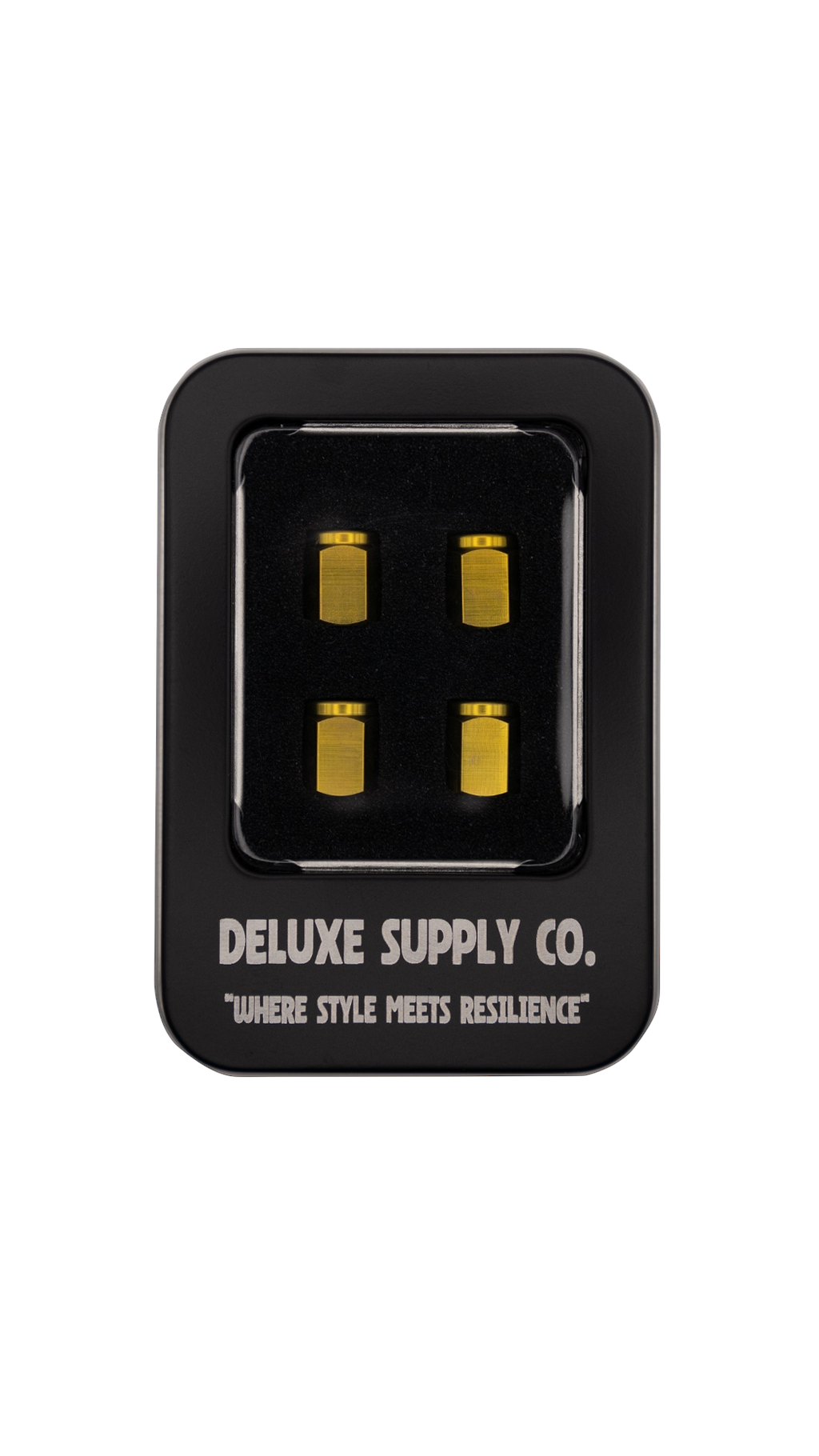 Deluxe Gold Titanium Valve Stem Caps