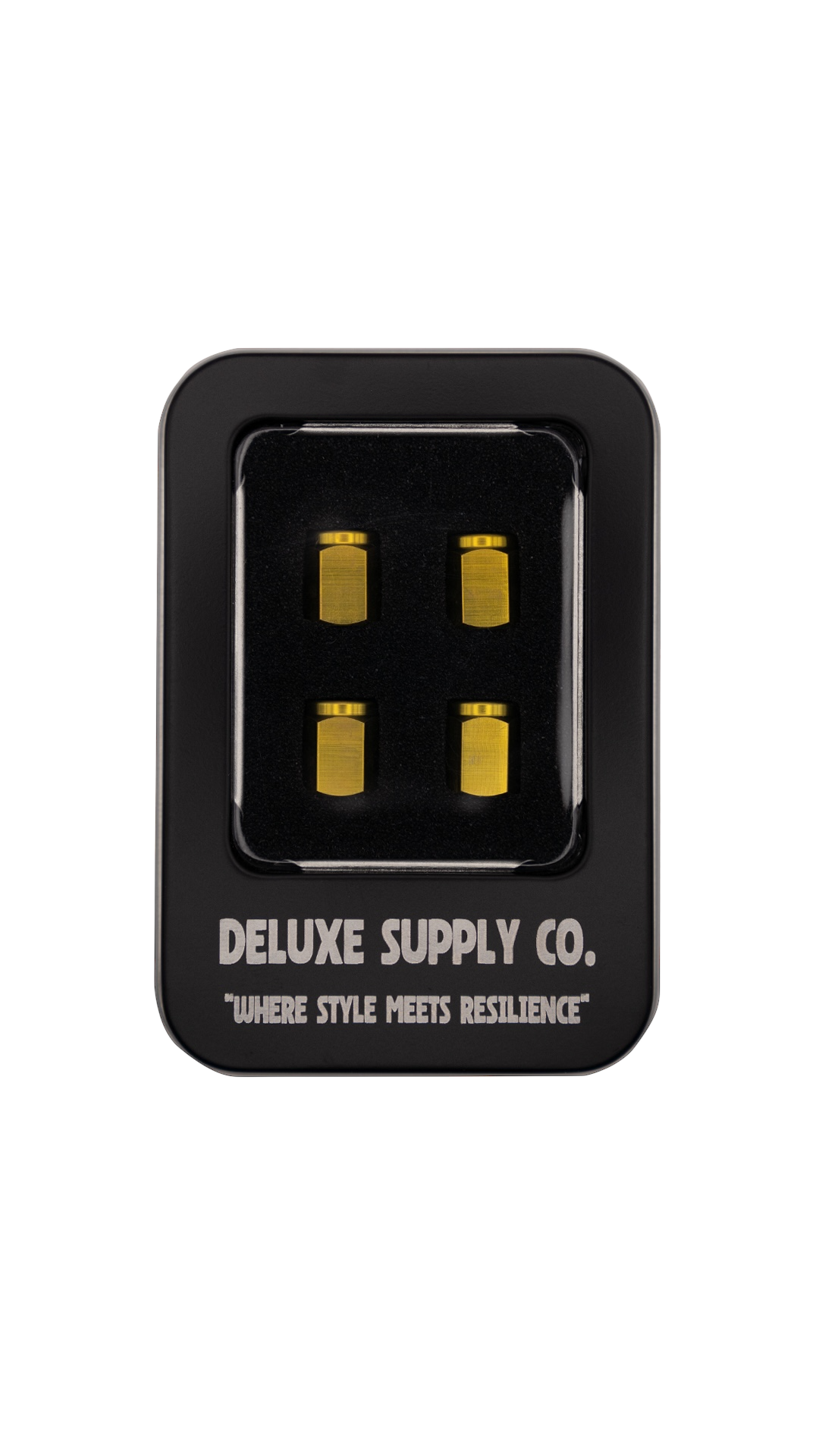 Deluxe Gold Titanium Valve Stem Caps