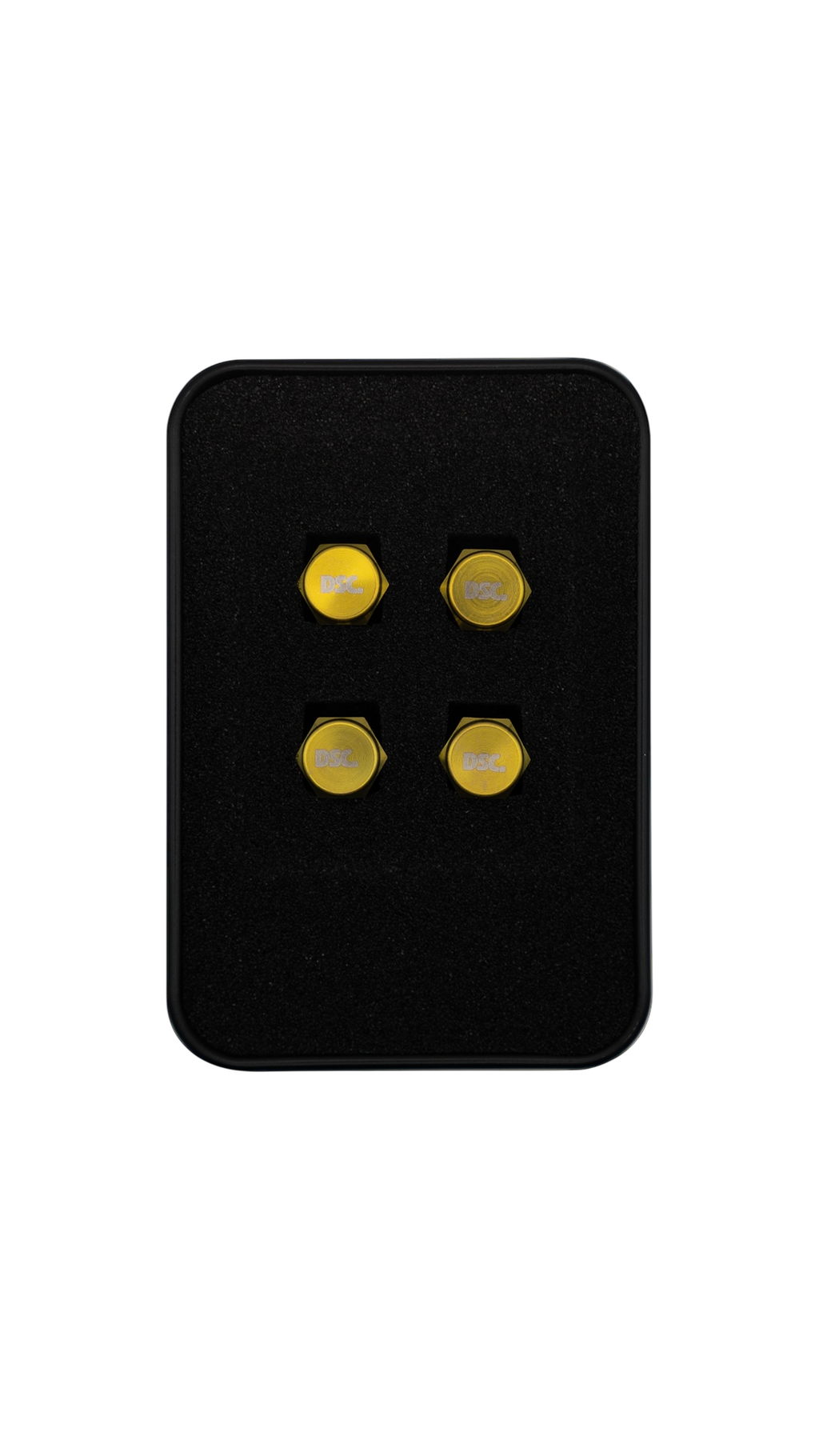 Deluxe Gold Titanium Valve Stem Caps