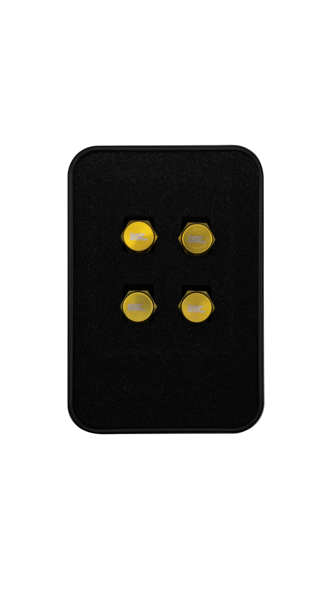 Deluxe Gold Titanium Valve Stem Caps