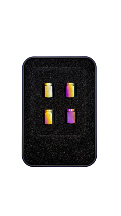 Deluxe Sherbet Titanium Valve Stem Cap