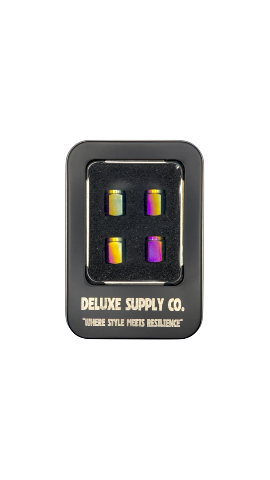 Deluxe Sherbet Titanium Valve Stem Cap