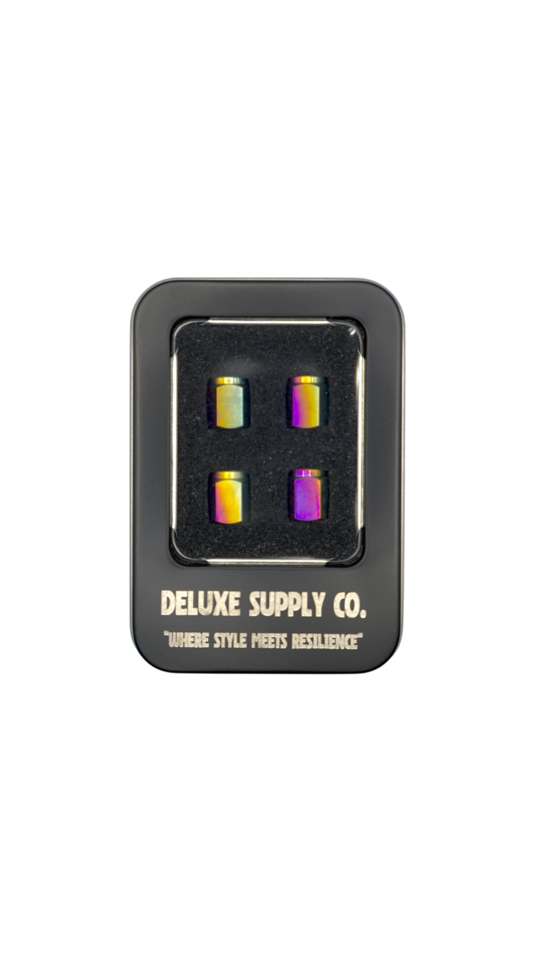 Deluxe Sherbet Titanium Valve Stem Cap