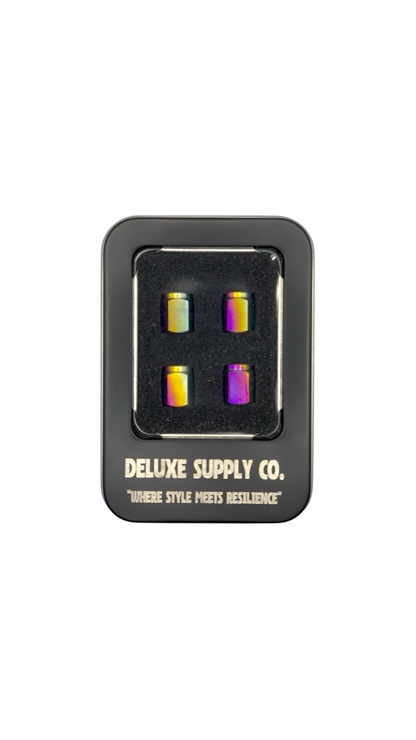 Deluxe Sherbet Titanium Valve Stem Cap